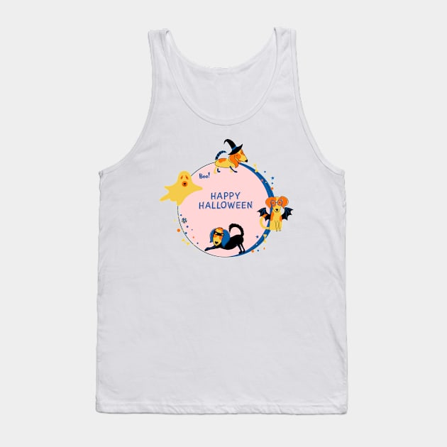 Happy Halloween Tank Top by DanielK